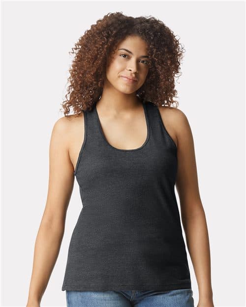 Women's Softstyle® CVC Racerback Tank Top