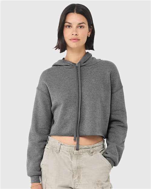 Women's Crop Fleece Hoodie Sweatshirt